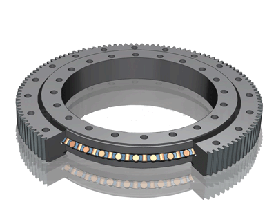 Single Row Crossed Roller Bearing External Gear